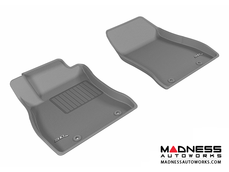 Nissan Sentra Floor Mats (Set of 2) Front Gray by 3D MAXpider